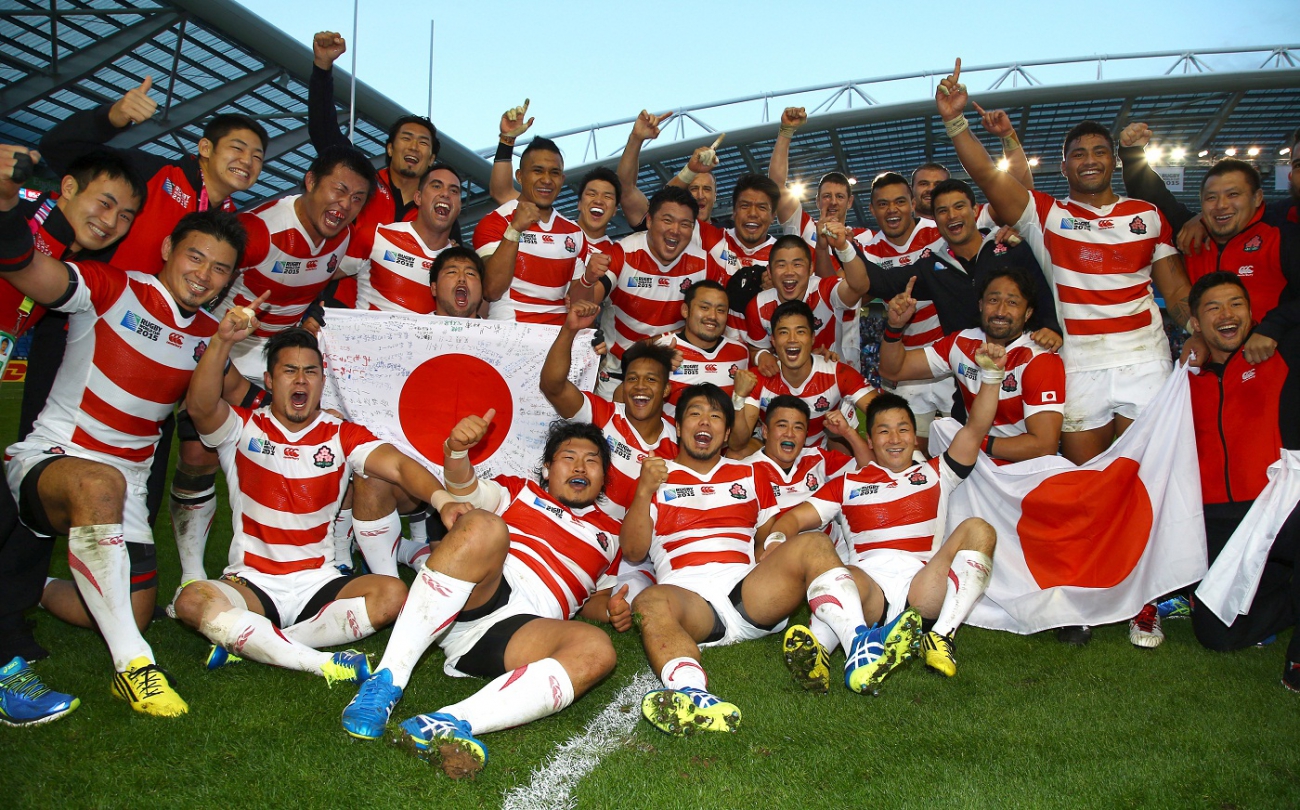 Историческая победа сборной Японии над сборной Южной Африки на Чемпионате мира по регби